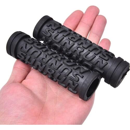 2Pcs/lot Bicycle Handlebars Grips Bicycle Parts MTB Road Cycling Skid-Proof Grips Anti-Skid Rubber Bicycle Grips Mountain Bike