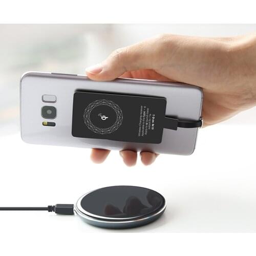 Wireless Charger Induction Receiver Universal Mobile Phone Fast Charging Adapter For iPhone 11 12 Pro Max Xiaomi Huawei Samsung