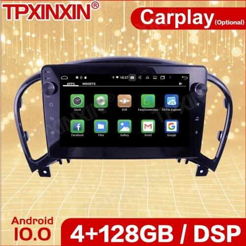 Wireless Carplay Car Android 10 Stereo Receiver For Nissan Juke 2013 2014 2015 2016 Radio Audio Recorder Head Unit Player Screen