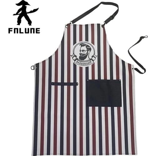 FnLune Leather Material Hairdressing Shawl Salon Barber Apron Waterproof Dye Hair Hairdresser Cape Hair Salon Cape Barber