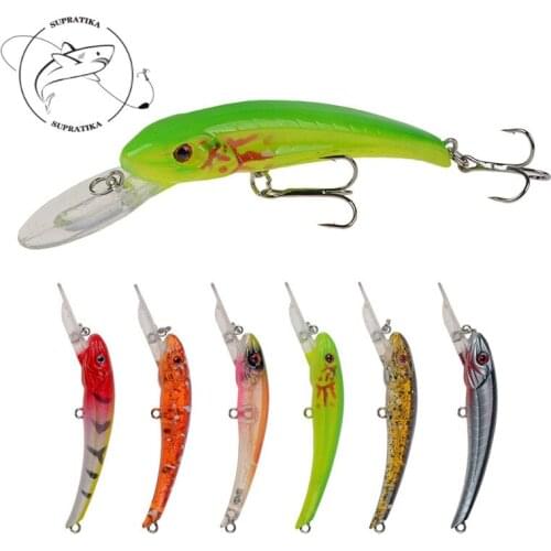 Artificial 6Pcs/set 9cm/5.9g Built-in Steel Ball ABS Plastic Hard Bait 3D Eyes Bionic Bait Sea Fishing Lures Outdoor Swim bait