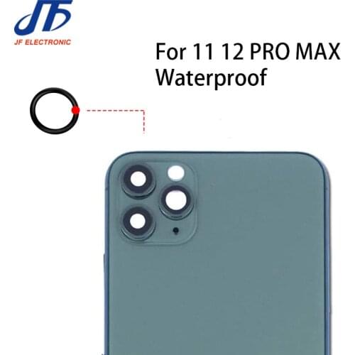 50pcs Waterproof Rubber Ring For iPhone 12 11 Pro Max Solve Back Camera Lens Sinking Problem After Changing Big Hole Back Glass