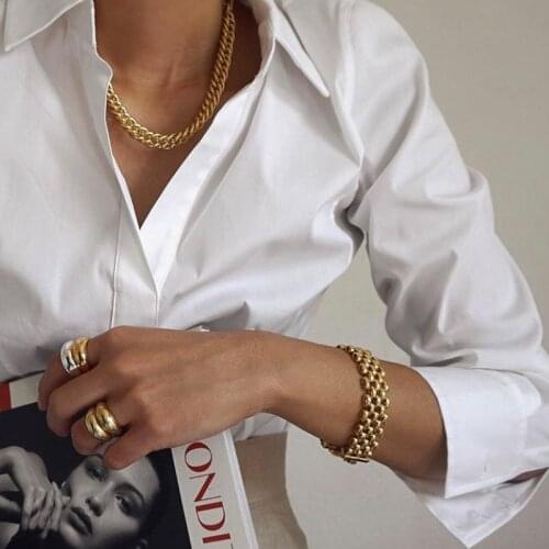 Brass With 18K Gold Pave Chunky Statement Neckalce Japan Korean Style Party Designer T Show Runway Gown Jewelry Rare INS