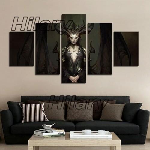 Figure Painting Kit Demon Queen Hd Print Painting Poster Home Living Room and Bedroom Wall Art Decoration Can Be Customized