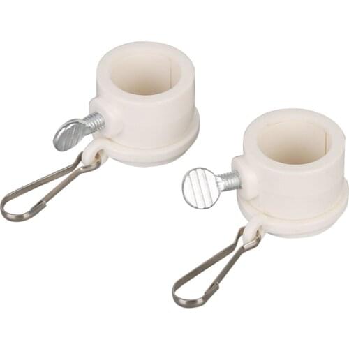 Pcs Flagpole Mounting Rings Set With Fixed HookAnti Wrap 360 Rotatable Ring With Carabiners Plastic Quick Delivery New Useful