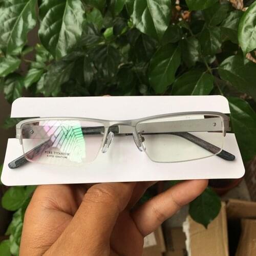 100% Pure Titanium Optical Glasses Frames Small Size Semi Rimless Teenage/Women