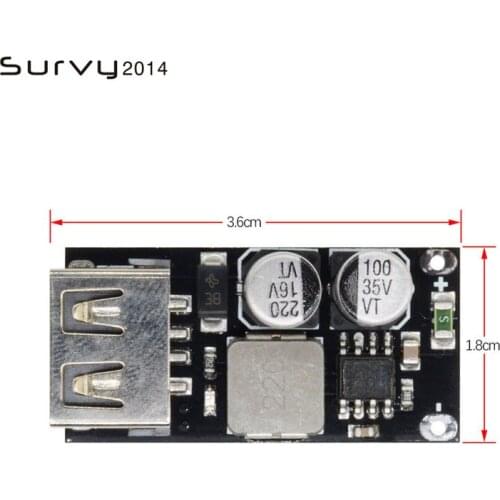 QC3.0 QC2.0 USB DC-DC Buck Converter Charging Step Down Module 6-32V 9V 12V 24V to Fast Quick Charger Circuit Board 3V 5V 12V
