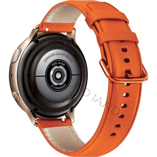 20mm Watch Strap Leather For Garmin Vivoactive 3 / 3 music / vivomove HR Watchband Wristband For Garmin Forerunner 645 245 245M