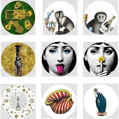 Wall Plate High End Decorative Plate Decorative plaque Ornaments Restaurant bar home Decor Ornaments tema e variazioni