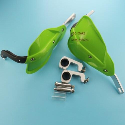 Green hand guard good quality motorbike parts motocross protection hand guard for yamaha SXF motorcycle handguard free shipping