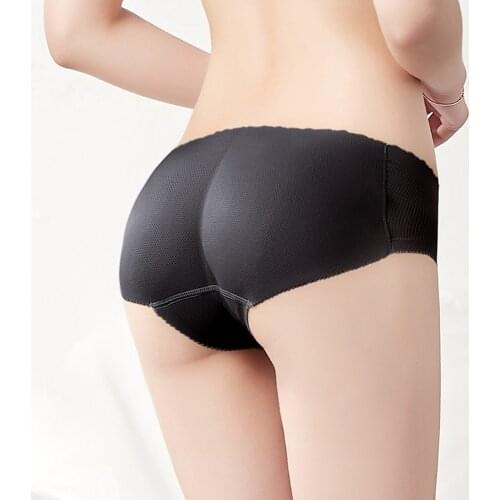 Womens Underwear Lady Low Waist Hip Push Up Slimming Panties
