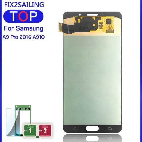 LCD Display Super AMOLED 100% Tested Working Touch Screen Assembly For Samsung Galaxy A9 Pro 2016 A910 A9100 A910F SM-A9100