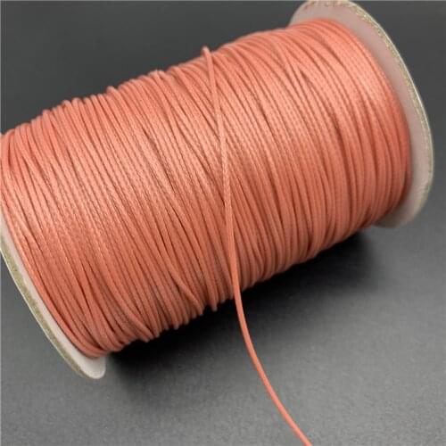 0.5mm 0.8mm 1mm 1.5mm 2mm Mauve Waxed Cotton Cord Rope Waxed Thread Cord String Strap Necklace Rope For Jewelry Making