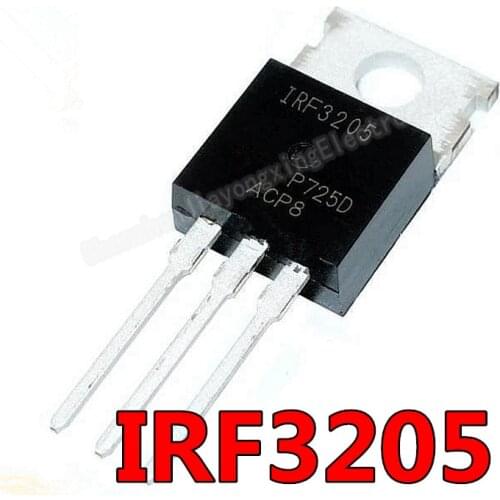 10pcs/lot IRF3205 TO220 IRF3205N IPF3205PBF TO-220 N-Channel Power MOSFET