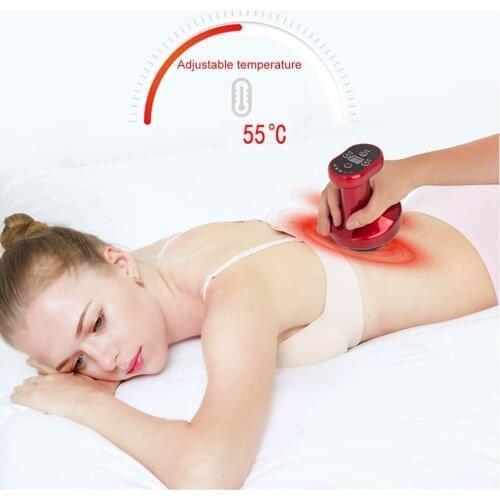 2 Gear LCD Electric Cupping Massage Guasha Suction Scraping Massager Body Device Meridian Dredge Body Slim Physiotherapy