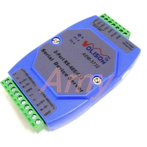 ADM-5732 2 way, 485 turn, industrial level 2, RS422 485 serial port server, 485 to Ethernet Guide
