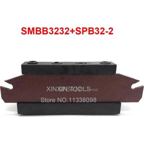 Free delivery of SPB32-2 NC cutter bar and SMBB3232 CNC turret set Lathe Machine cutting Tool Stand Holder For SP200