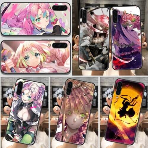 Demon Slayer Kanroji Mitsuri Phone Case For Samsung Galaxy A 10 12 20E 21S 30 32 40 50 51 52 70 71 72 5 6 7 2016 2018 black