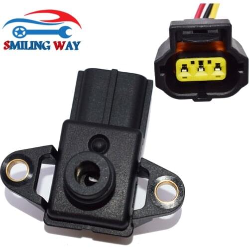 Manifold Absolute Pressure MAP Sensor 56041018 & Connector Plug Pigtail For Dodge Jeep Dakota Durango Grand Cherokee 2000 2001