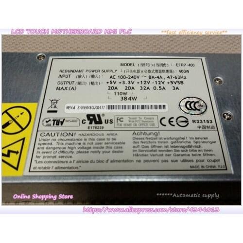 For EFRP-400 400W Server Redundant Power Supply EFRP-3400
