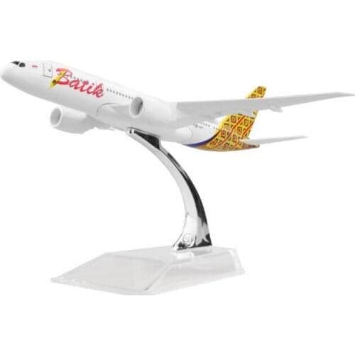 Indonesia Batik Air 787 16cm airplane models child Birthday gift plane models toys