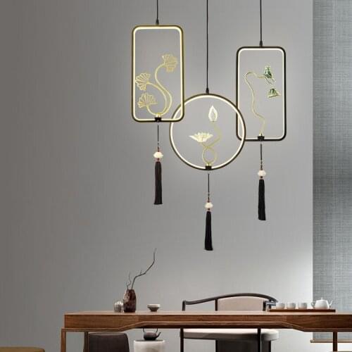 Chinese Zen Tea Room Small Droplight Design Sense Lighting Designer Creative Restaurant Bar Lamp