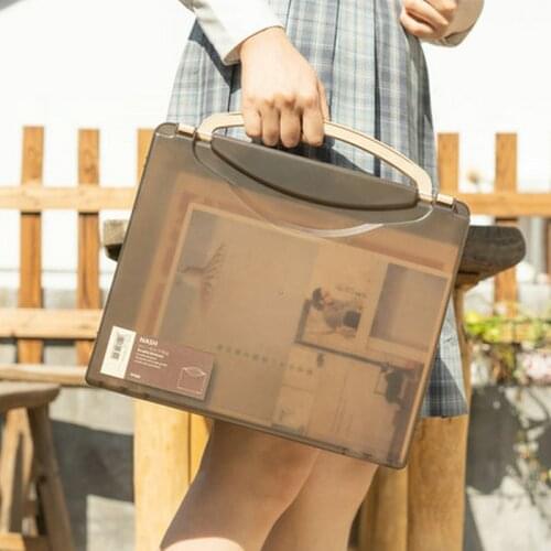 Creative Portable Document Case A4 Paper Organizer Document File Storage Waterproof Case For Documents