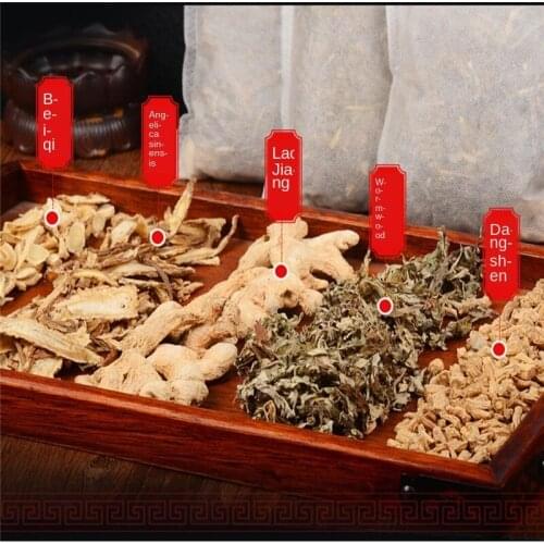30pcs Chinese Medicine Herbal Dehumidifying Wormwood Foot Spa Bath Moxa Leaves Massager Powder Soothing Foot Skin Health Care