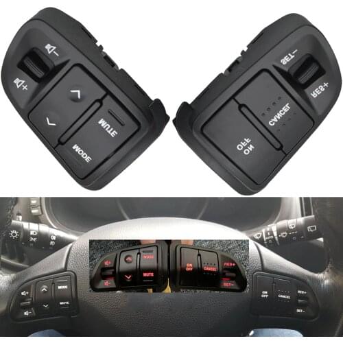 Multifunction heating Steering Wheel Button For KIA Sportage Audio Volume Speed Cruise Control Buttons Switch Car Parts