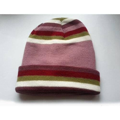 Fashion Children Knitted Unisex Stripe Winter Beanies Spring Casual Caps Touca Gorro Winter Knitted sports hats