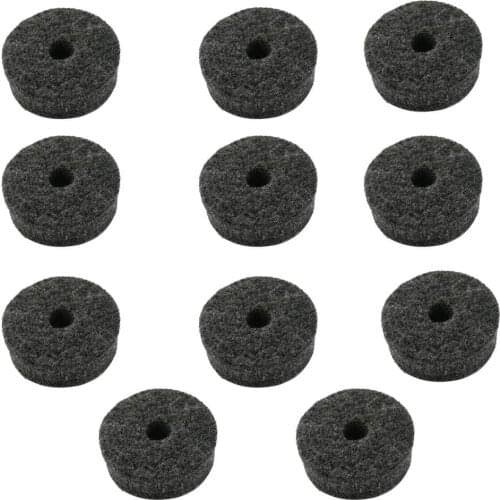 10pcs Drum Kit Cymbal Felt Pads Drum Slices Felt Protection Percussion Part Accessories Replacement Parts