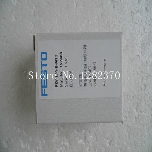 [SA] New original special sales FESTO Pressure switch PEV-1/4-B-M12 stock 192488