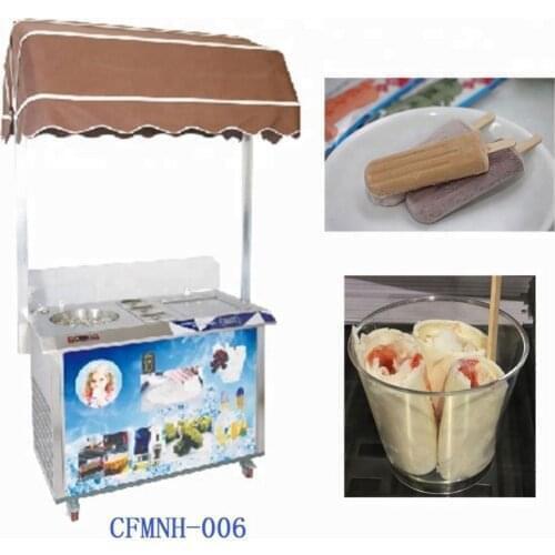 Thai Fry Pan Fried Yogurt Ice Cream Rolled Machine Model Number: CFMNH-006 Cameroon FREE CFR BY SEA