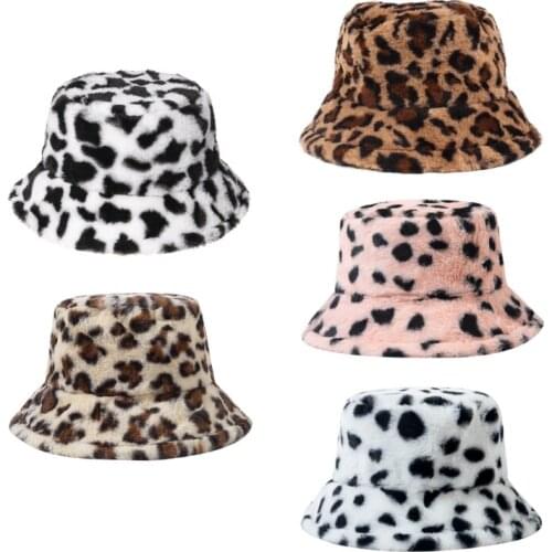 Packable Fishing Hat Fur Made Fuzzy for Warm Keeping in Winter Bucket Hat for Unisex Women Men Outdoor Protection