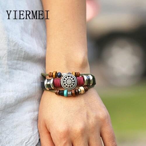 Кожаные браслеты YIERMEI China At AliExpress