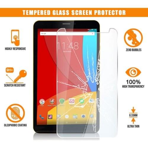Screen Protector for Prestigio MultiPad Wize 3508 4G 8" Tablet Tempered Glass Scratch Resistant Anti-fingerprint Film Cover