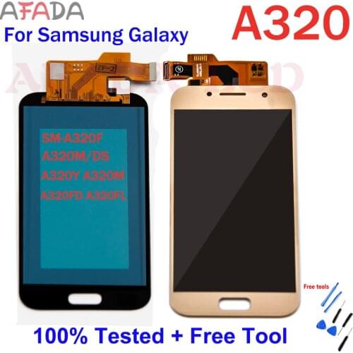 LCD For Samsung Galaxy A3 2017 Screen A320 SM-A320F A320M/DS A320Y A320M A320FD LCD Display Touch Screen Digitizer Replacement