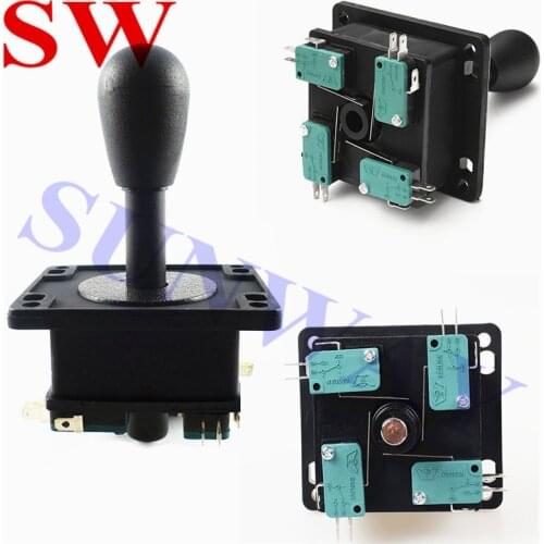 2PCS High Quality BAOLIAN Joystick/Arcade Joystick 4 / 8 Way Spanish /American joystick wtih Black Balltop For ARCADE JAMMA GAME