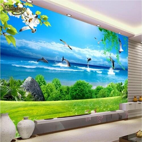 Beibehang papel de parede 3D Custom Mural Wallpaper Wall Covering Living Room Sofa TV Backdrop Wall Papers Home Decor painting