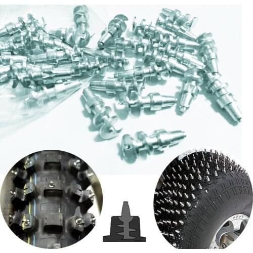 42pcs 25mm Motorcycles Mountain 110/100-18 Tyre Studs Winter Snow Tire Spikes Racing Screw Tungsten Steel For Mitas Bridgestone