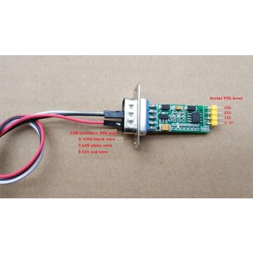 LIN Analyzer Second-generation Product Support K Line, OBD Cable Included, DB9 Interface, Support KWP2000 Data