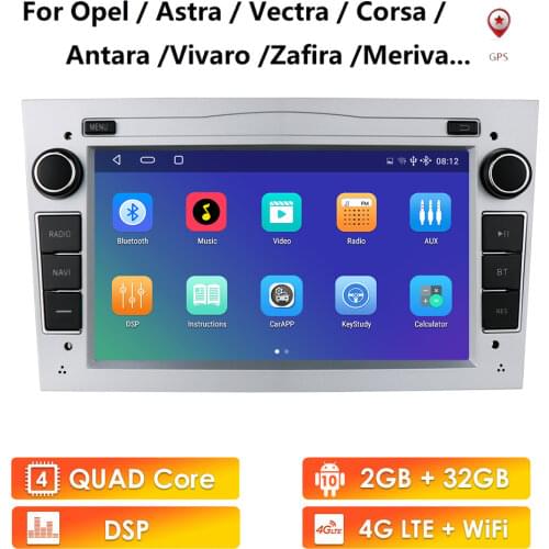 2Din Android Car Video Multimedia for Opel Vectra Vauxhall 2004 Astra H Zafira Corsa C D 2006 Vivaro Meriva 7 INCH Car Radio GPS