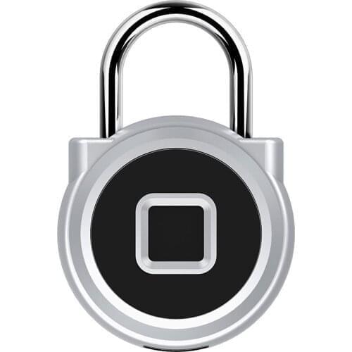 Anytek Fingerprint Pad Lock,Fingerprint Recognition,0.5s to Unlock,2 Fingerprints,3 Months Standby Time