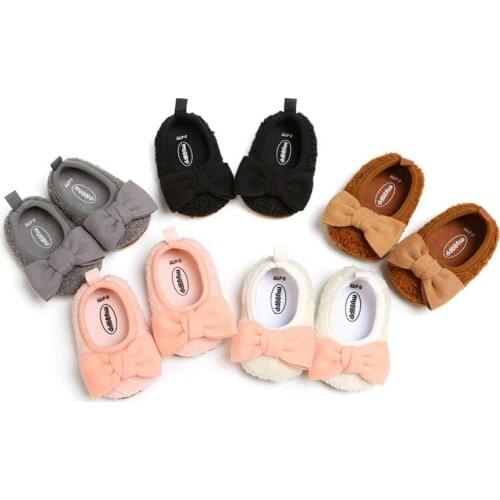 Baby Shoes Newborn Infant Boy Girl First Walker Sofe Sole Princess Bowknot Toddler Baby Crib Shoes Casual Moccasins