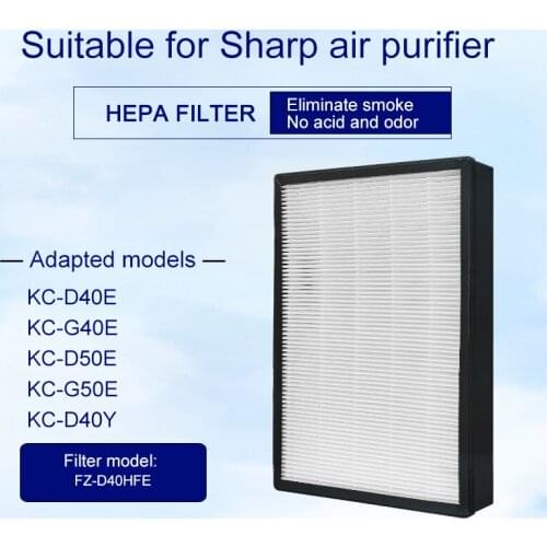 HEPA filter FZ-D40HFE for Sharp KC-D40E KC-G40E KC-D50E KC-G50E KC-D40Y air purifier for home filter pm25