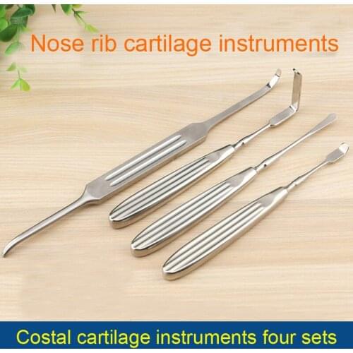 Eyelid Tools Nasal septum scissors mouth bevel cut beak bending stainless steel instruments nose shaping tool 45 degree shear