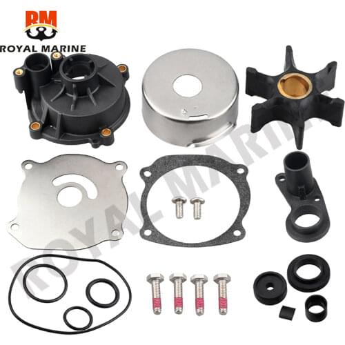 5001594 Water Pump Repair Kit, Includes Impeller Housing for Johnson Evinrude outboard motor v4/v6 150-300HP boat motor