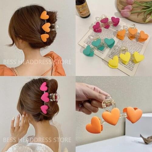 Korea Style Acrylic Hair Claws Crab Pearl Claw Clips for Woman Ladies Large Size Barrette Ladies Fashion Hair Accessories Gitts