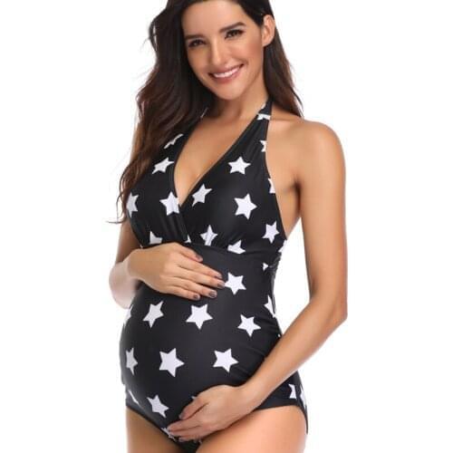 OkayMom Black 5XL Maternity Swimwear Clothing Pregnancy Wear Beach Bathing Suits Pregnant Women Sexy Swimming Suits 2019 Bikini