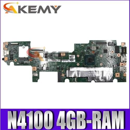 02DC242 02DC243 For LENOVO Thinkpad YOGA 11E Celeron N4100 Notebook Mainboard 17833-1M 448.0DA06.001M SR3S0 Laptop motherboard